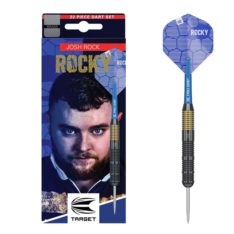 Target Darts Josh Rock Brass Steel Tip Darts 22 GRAM