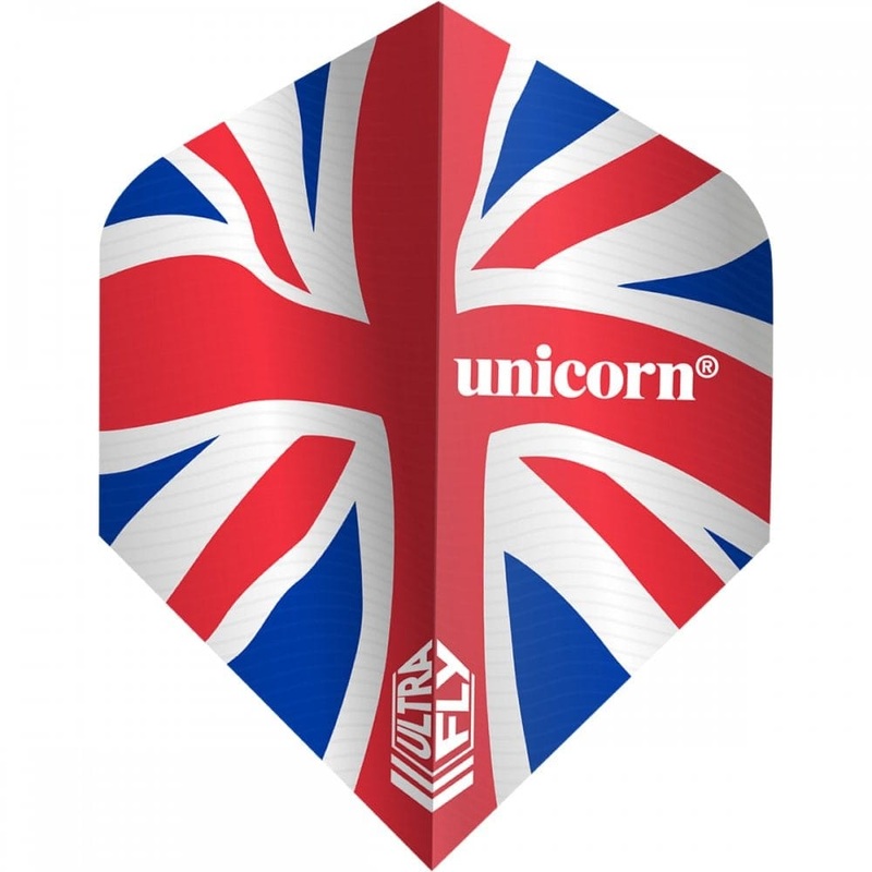 Unicorn Ultrafly Dart Flights – 100 – Plus Std – Union Jack – Wave
