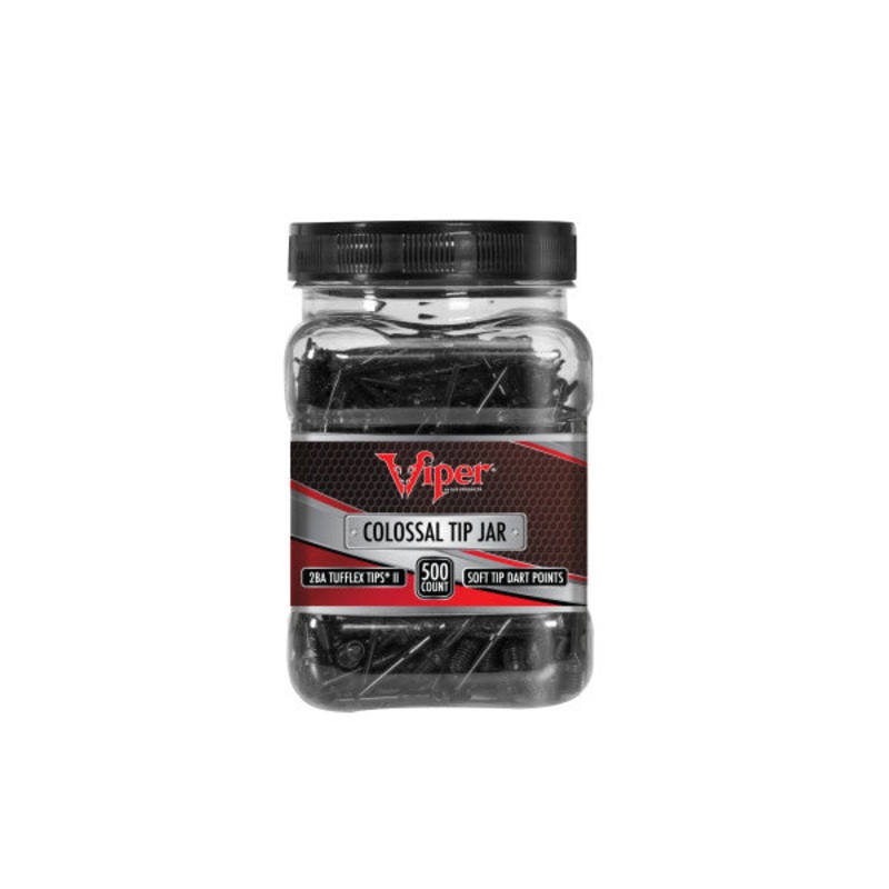 Viper Colossal Tip Jar – 500 Soft Tip Dart Points