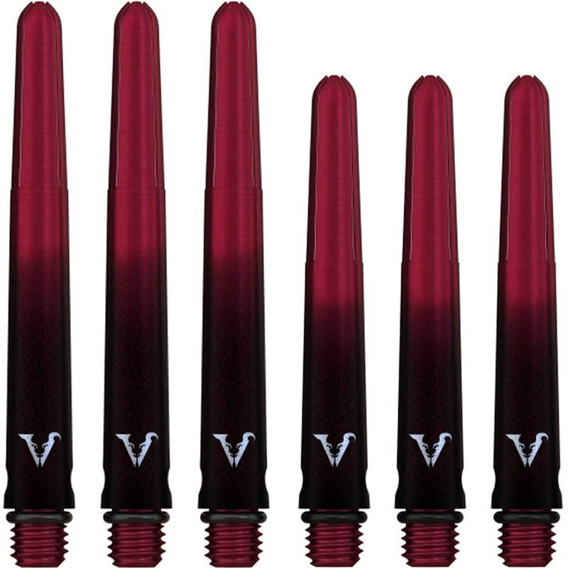Viper Viperlock Aluminium Dart Shafts – inc O-Rings and Locking Pin – Black & Red Tweenie