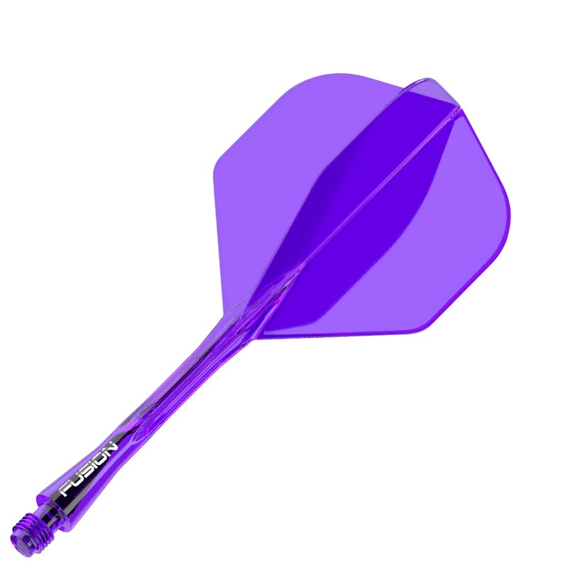 Winmau Fusion Integrated Flight & Shaft System – No2 Intermediate Purple