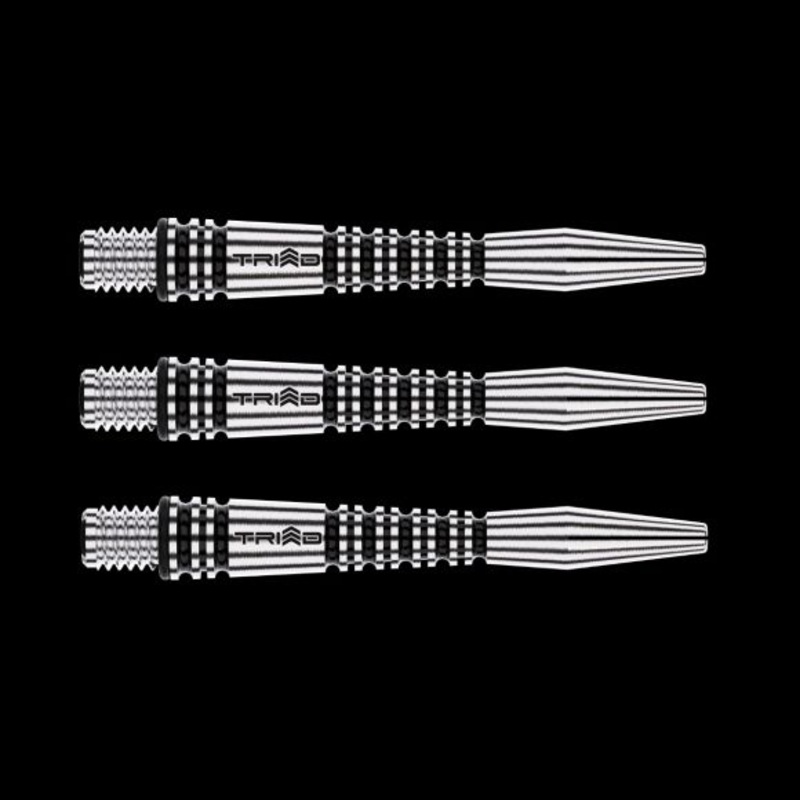 Winmau Triad RX Aluminium Black Short Shafts Aluminium Short (35mm in length excluding thread) Black