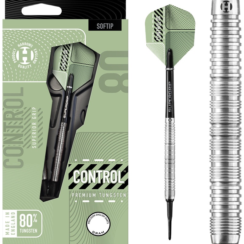 Control Parallel 80% Tungsten Soft Tip Darts by Harrows 18 Gram