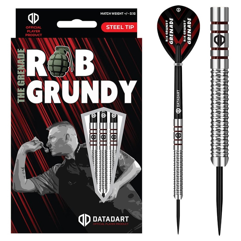 Datadart Rob Grundy Darts – Steel Tip – 90% Tungsten 23g