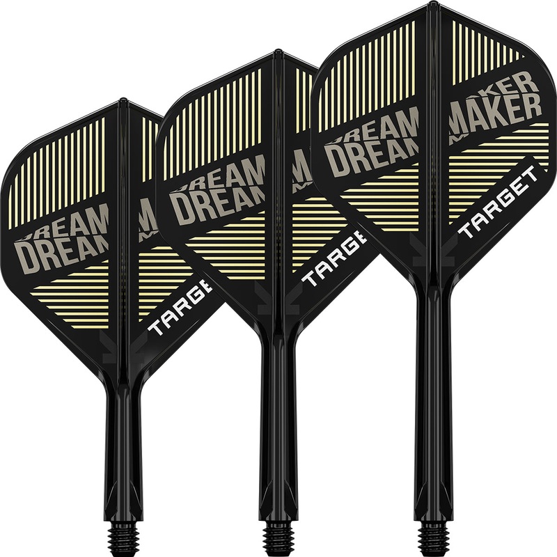 Dimitri Van den Bergh No2 K-Flex One Piece Dart Flights by Target Short