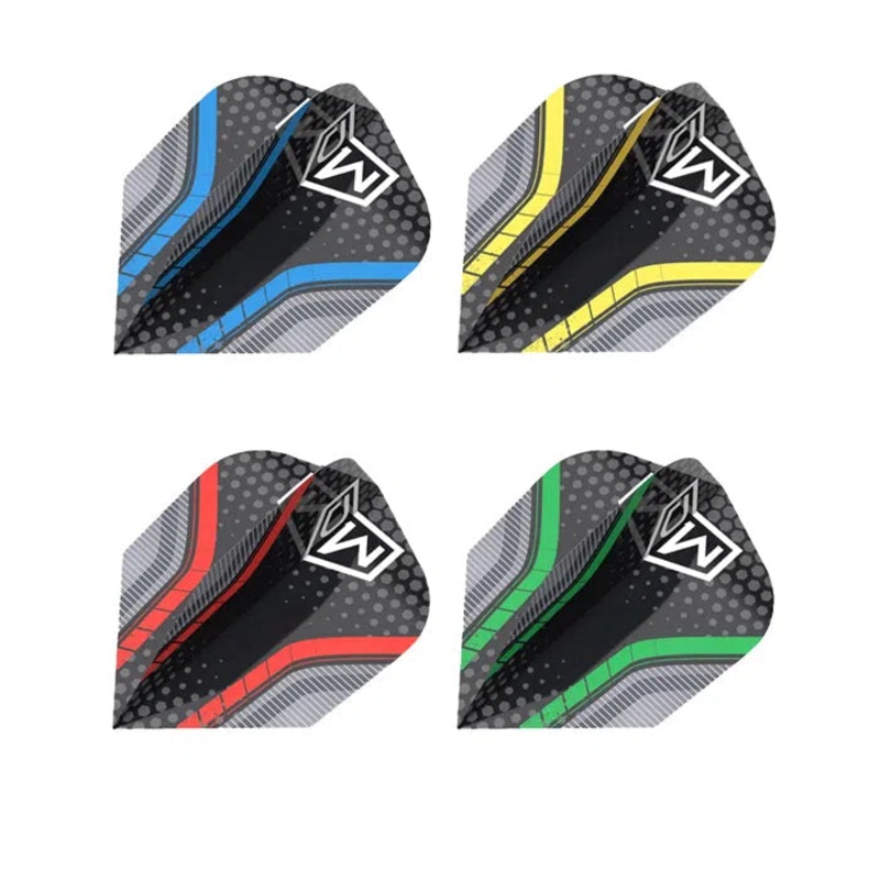 DW Avengers 01 Standard No6 Dart Flights x3 Sets Blue