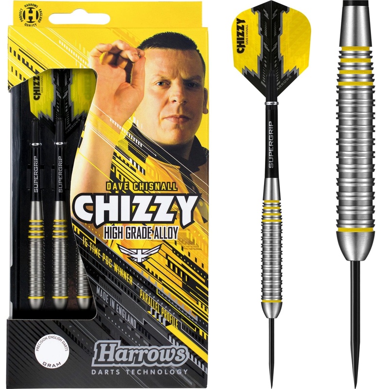 Harrows Dave Chisnall Darts – Steel Tip Brass 21g
