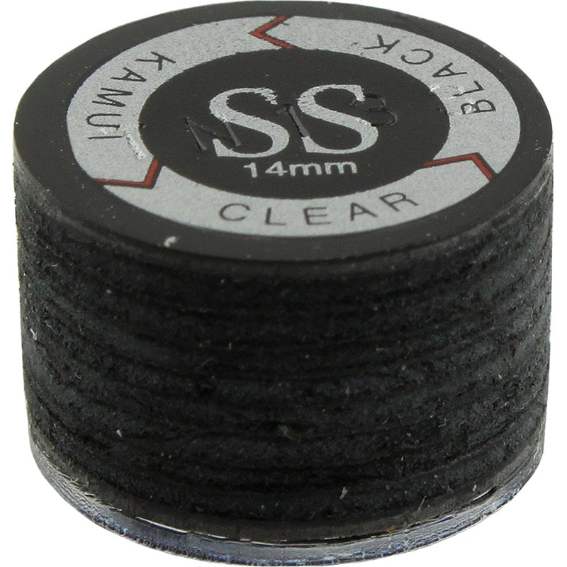 Kamui Black & Clear Billiard Cue Tip – Super Soft 14mm