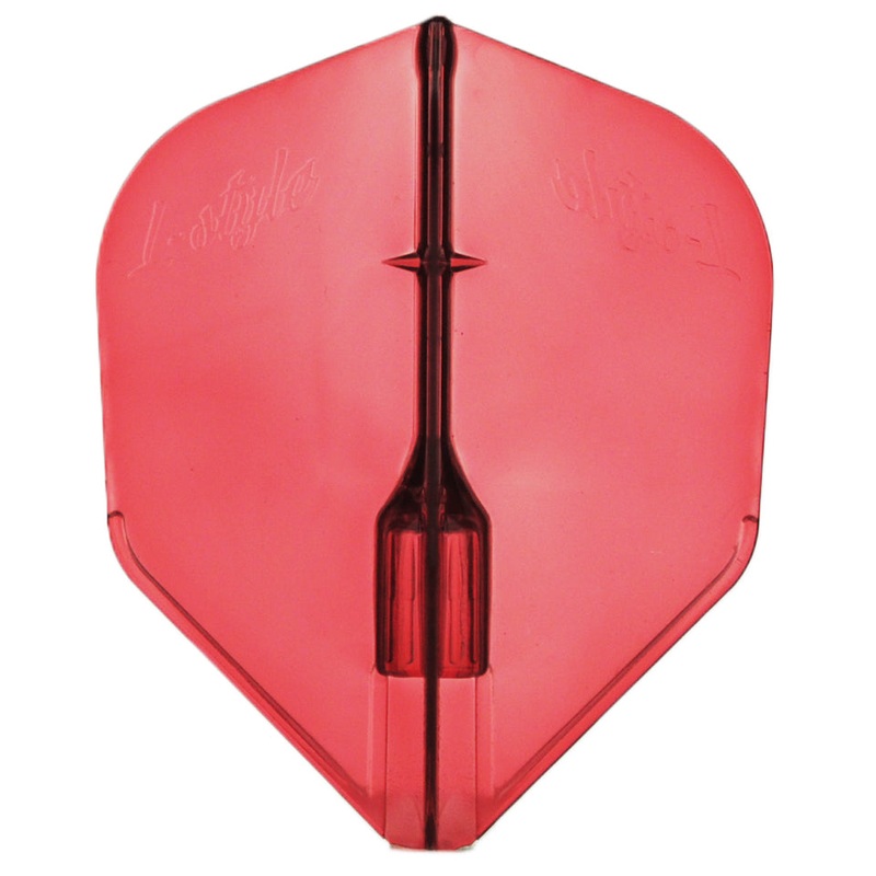 L-Style EZ Fantom Dart Flights – L3 / Shape Red