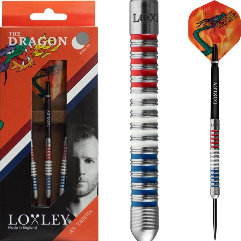 Loxley – The Dragon Darts – Steel Tip – 90% Tungsten – 21g 23g 25g 21 grams