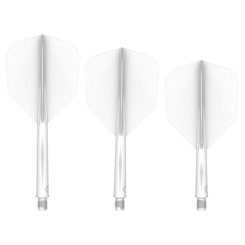 Mission Force 90 – New Moulded Flight & Shaft System – White – Standard No6 Medium