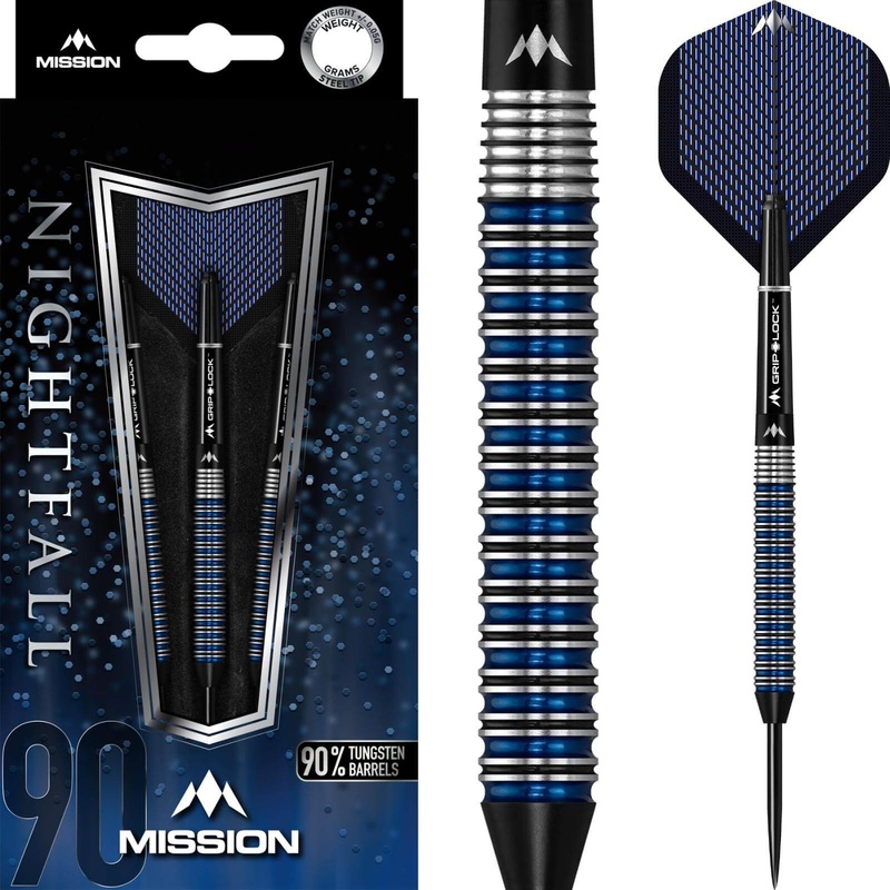 Mission – Nightfall M2 Darts – Steel Tip – 90% Tungsten – 22g 24g 22 grams
