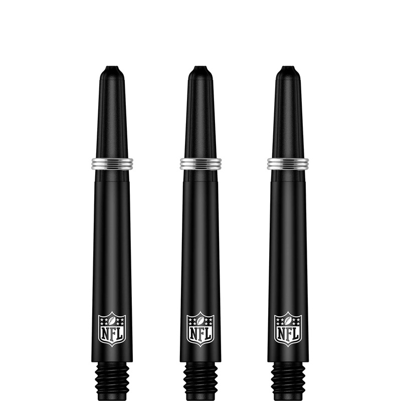 *NFL – Nylon Shafts – Dart Stems with Springs – NFL Logo – Black Short