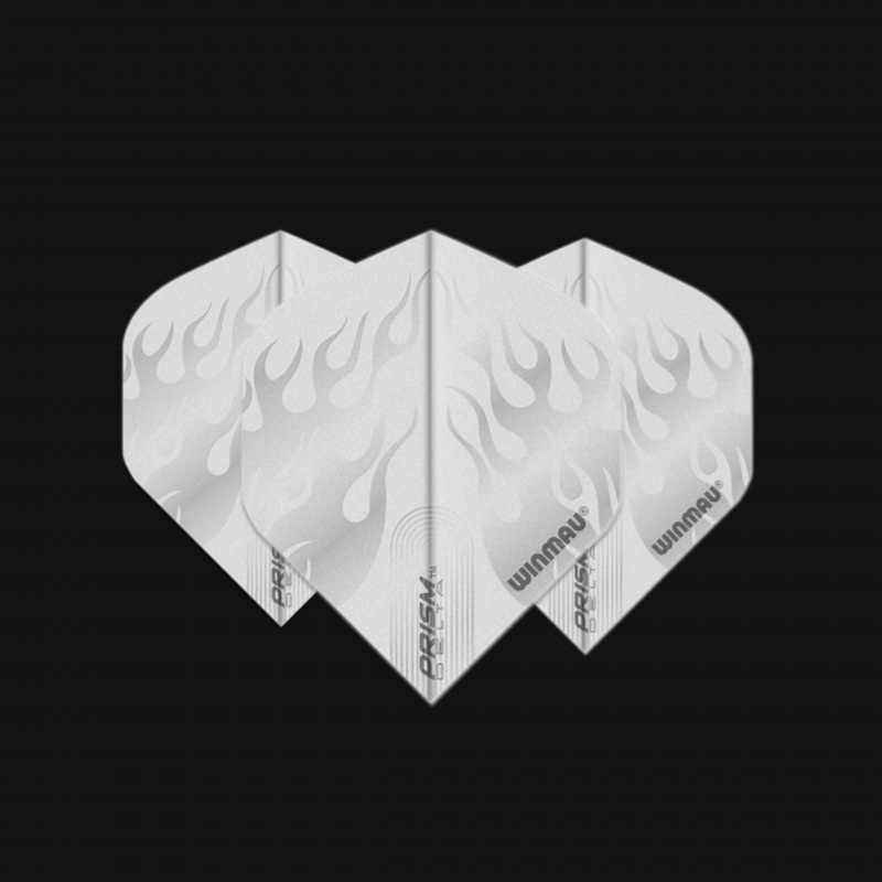 Prism Delta White Flames Extra Thick Standard 100 Micron Poly metronic extra thick