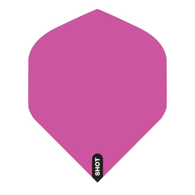 Shot Dart Flight Set Standard Pink Standard 100 Micron Polymer