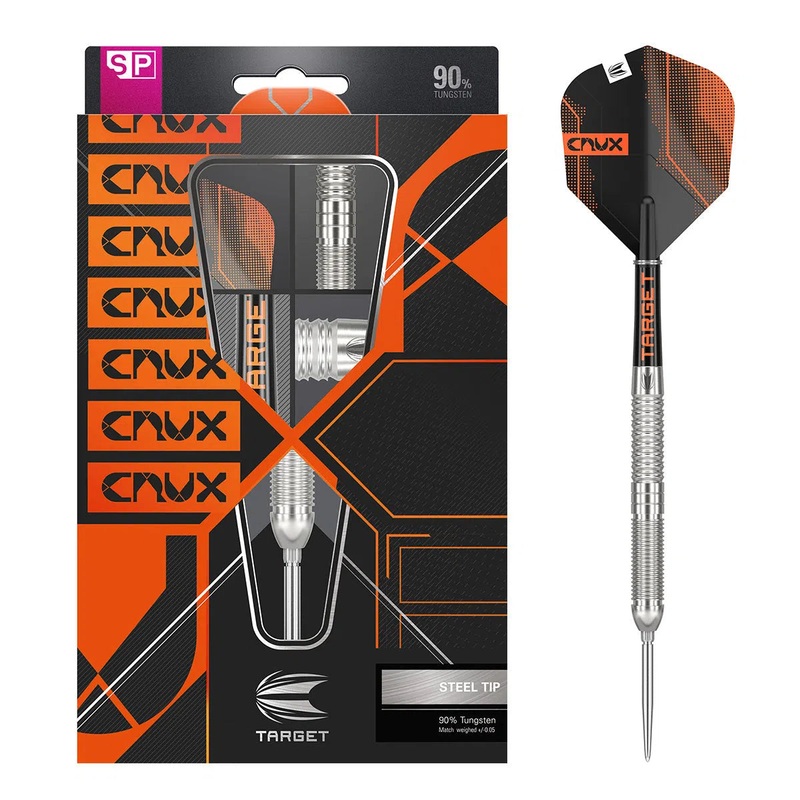Target Darts Crux 01 SP 90% Tungsten Steel Tip Darts 22 GRAM