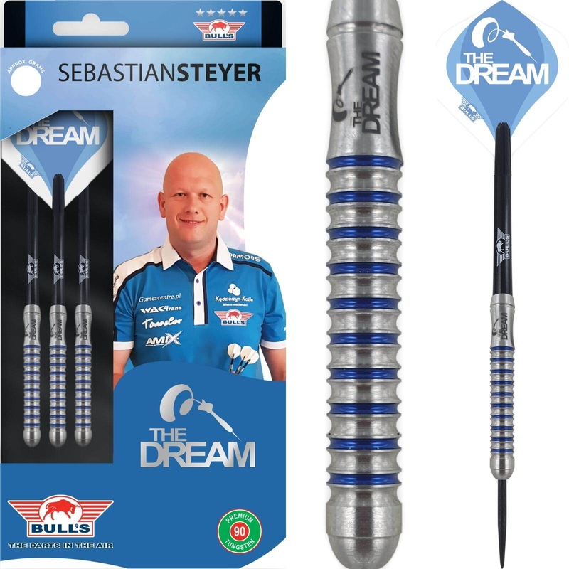 Bull’s NL – Sebastian Steyer Darts – Steel Tip – 90% Tungsten – 22g 24g 22 grams