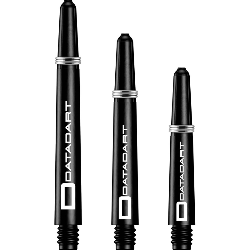 Datadart Signature Nylon Shafts – Stems with Springs – Black Medium