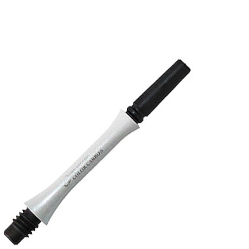 Fit Flight Carbon Slim Locked Dart Shafts – Short #3 (24.0mm) White