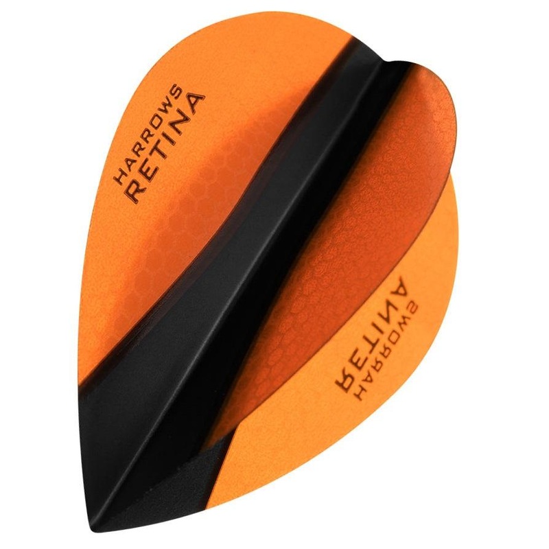 Harrows Retina-X Pear Orange Dart Flights Orange