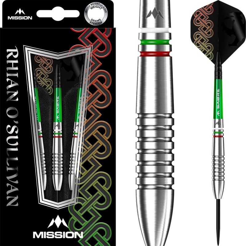 Mission – Rhian O’Sullivan Darts – Steel Tip – 90% Tungsten – 23g 25g 23 grams