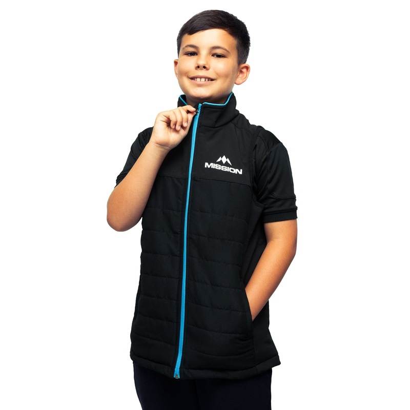Mission Teamwear – Gilet – Black – Kids Medium