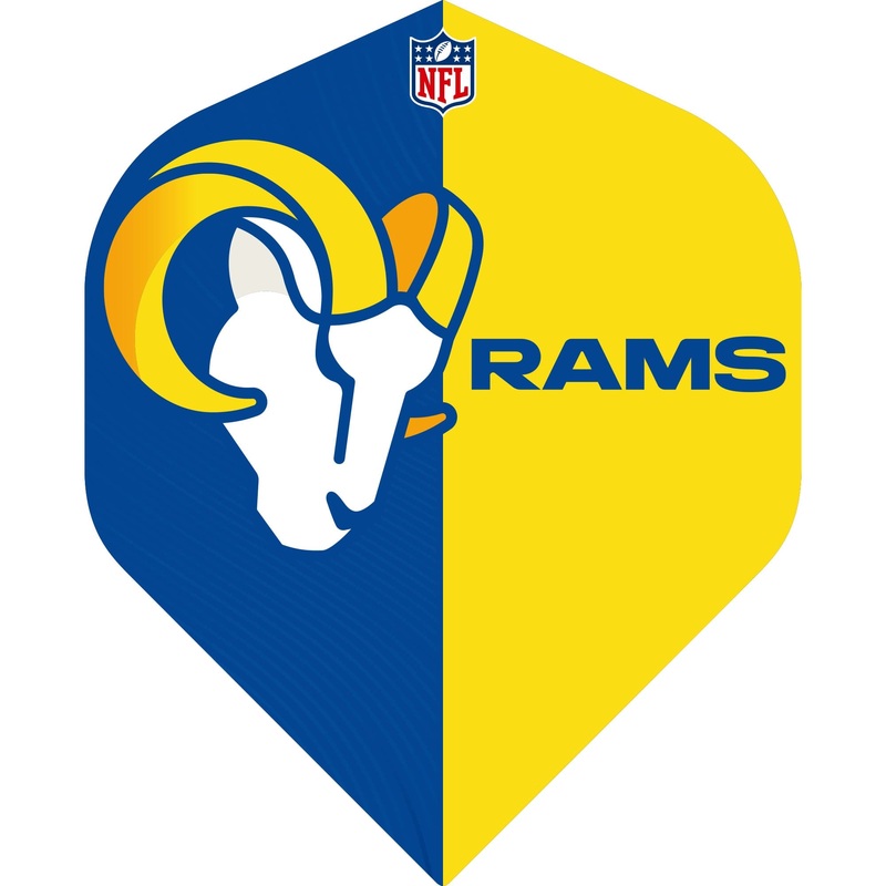 *NFL – Dart Flights – Official Licensed – No2 – Std – Los Angeles Rams