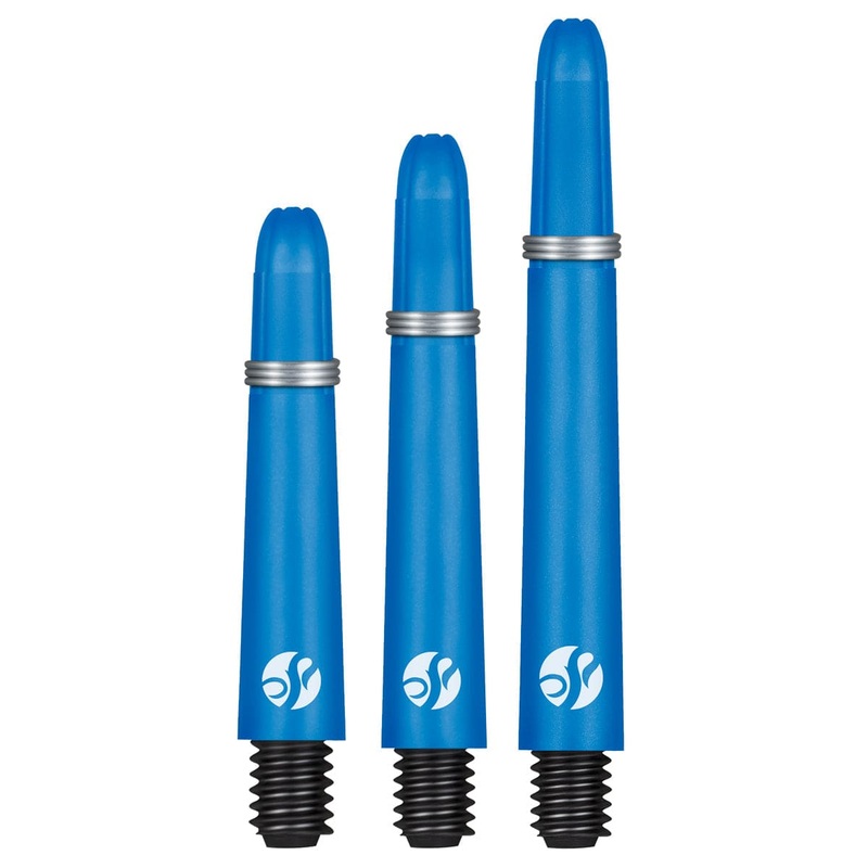 Shot Koi Carbon Dart Shafts – with Springs – Blue Short