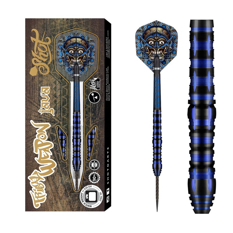 Shot Tribal Weapon Java 90% Tungsten Steel Tip Darts 23 GRAM
