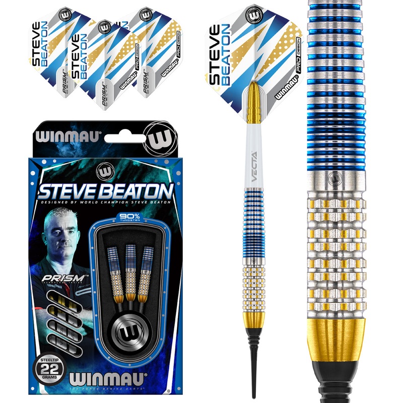 Steve Beaton Legacy Edition 90% Tungsten Soft Tip Darts by Winmau 20 Gram