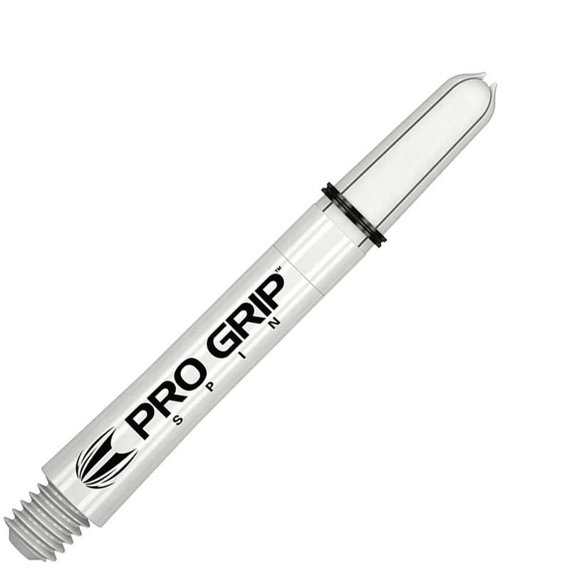 Target Pro Grip Nylon Spinning Dart Shafts Intermediate White (3 Sets) White Intermediate (41mm in length excluding thread) Nylon