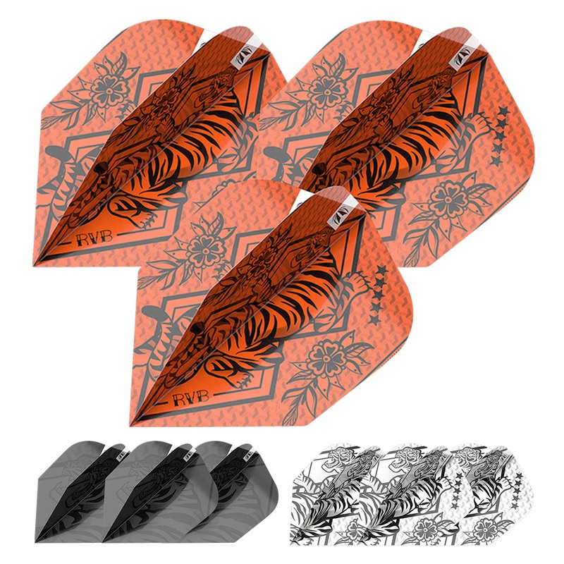 Target Raymond Van Barneveld Ink Dart Flights – No6 (3 Sets)