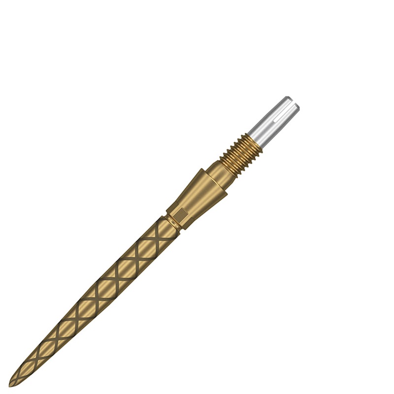 Target Swiss Storm Diamond Steel Points – 26mm Gold