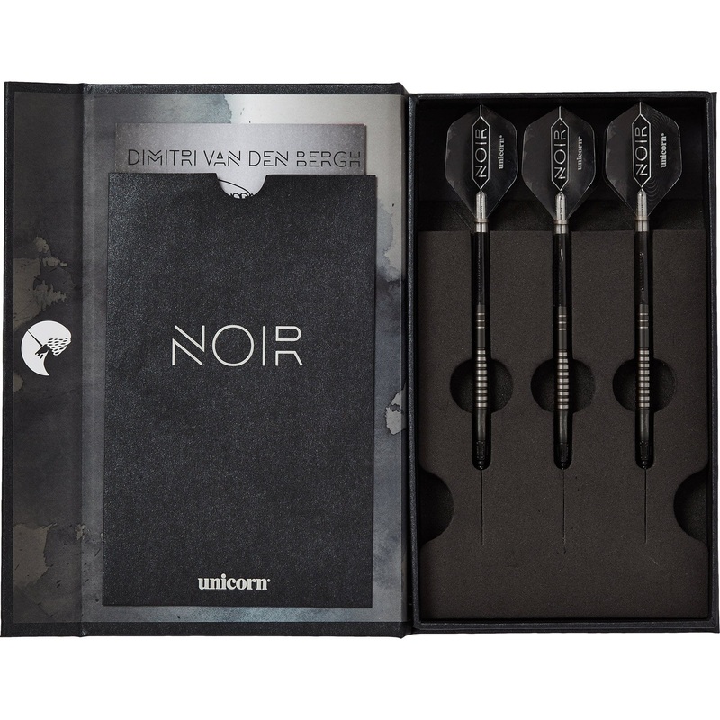 *Unicorn Dimitri van den Bergh Darts – Soft Tip – Noir 18g