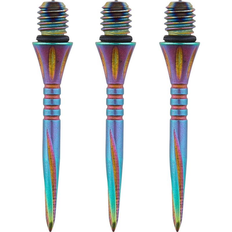 Unicorn Volute Conversion Dart Points – Steel Tip – 27mm – Ringed – DNA