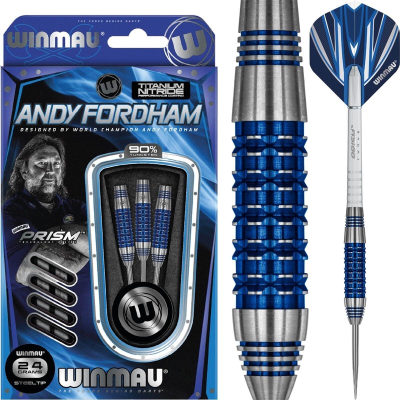 Winmau – Andy Fordham Darts – Steel Tip – 90% Tungsten – 24g
