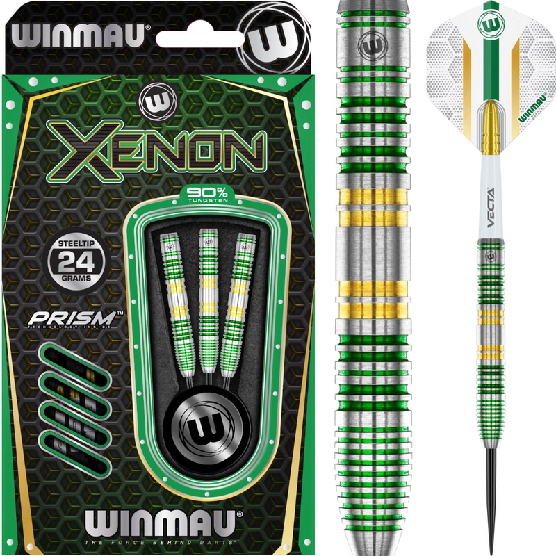 Winmau – Xenon Darts – Steel Tip – 90% Tungsten – 23g 24g 25g 23 grams