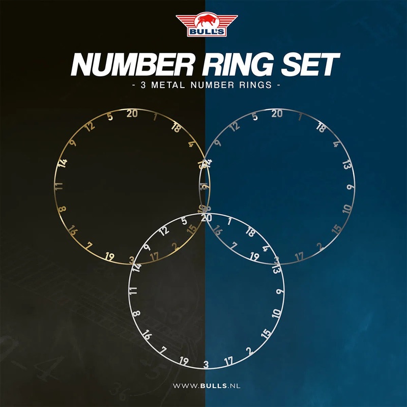 Bull’s NL Metal Number Ring Set (Set of 3)