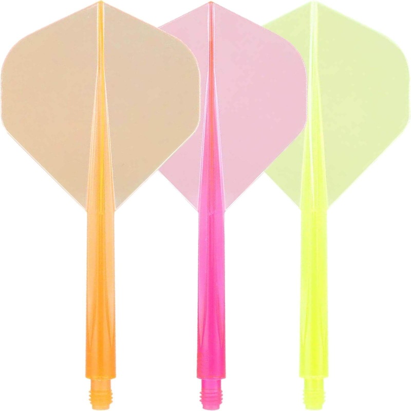 Condor – Axe Neon Standard – Big Wing Dart Flights – Integrated Flight & Shaft System Short (21.5mm) Orange