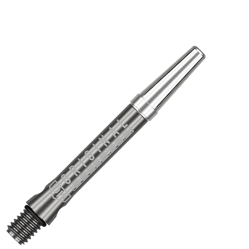 Dart World Top Spin V2 Dart Shafts – Intermediate Gun Metal