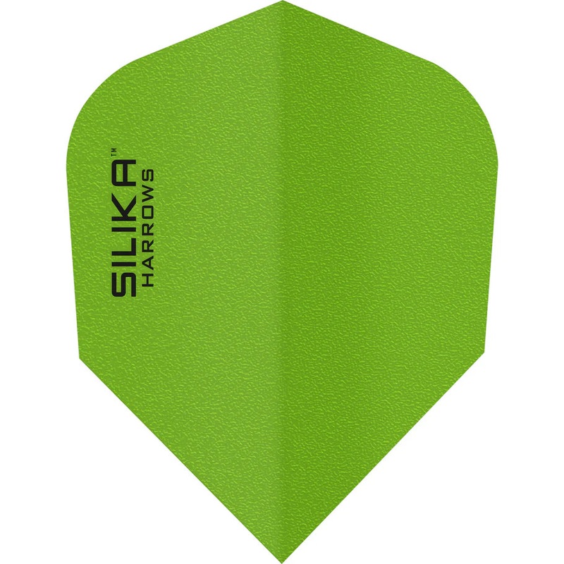 Harrows Silika – Patented Tough Crystalline Coated Green – No6 Standard Dart Flights Standard 100 Micron Extra Strong