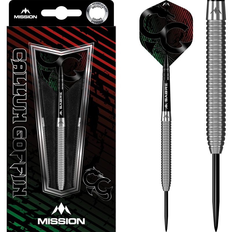 *Mission Callum Goffin Darts – Steel Tip – 90% – Micro Grip 22g