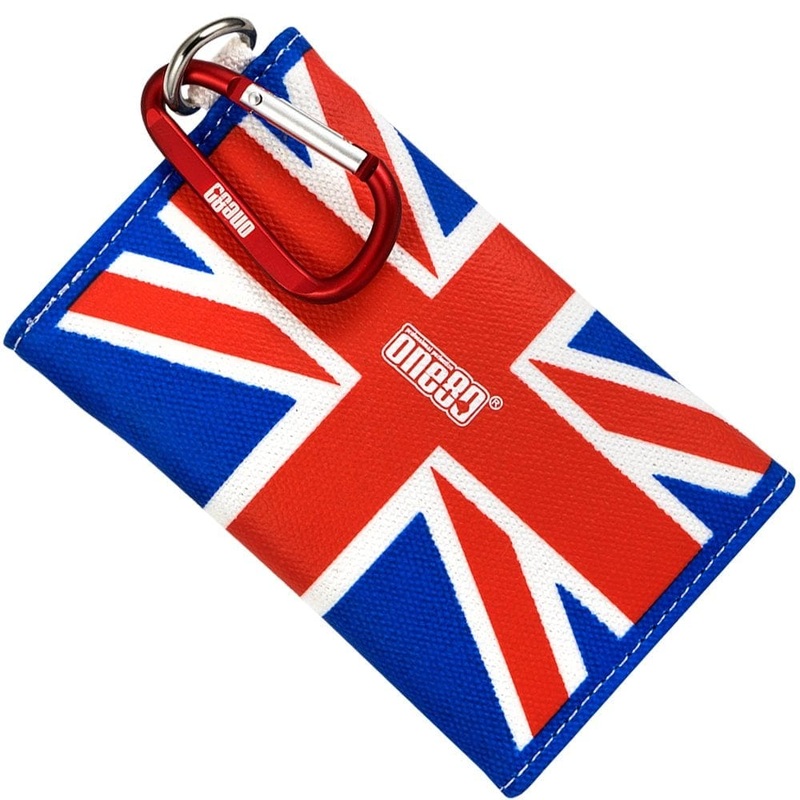 One80 Dart Case – Union Jack Dart Wrap Canvas Wallet – Flag Design