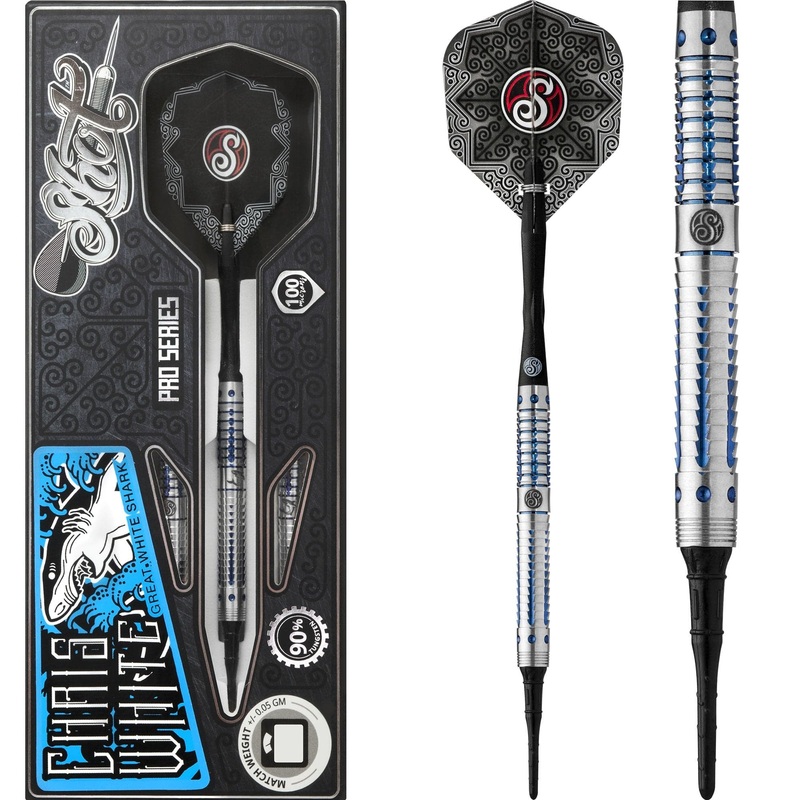 *Shot Pro Series Darts – Soft Tip – Chris White 18g