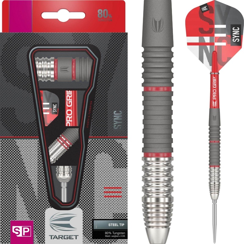 Target – Sync 03 Darts – Swiss Point – Steel Tip – 80% Tungsten – 21g 22g 23g 21 grams