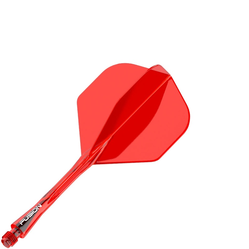 Winmau Fusion Integrated Flight & Shaft System – No2 Short Red