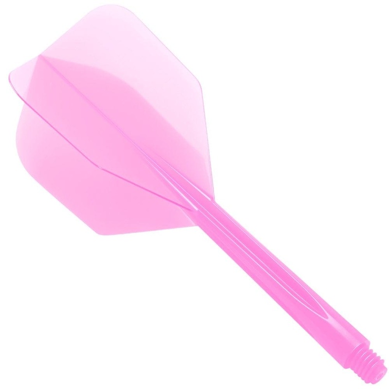 Condor Dart Flights – Zero Stress – Small – Clear Pink Long