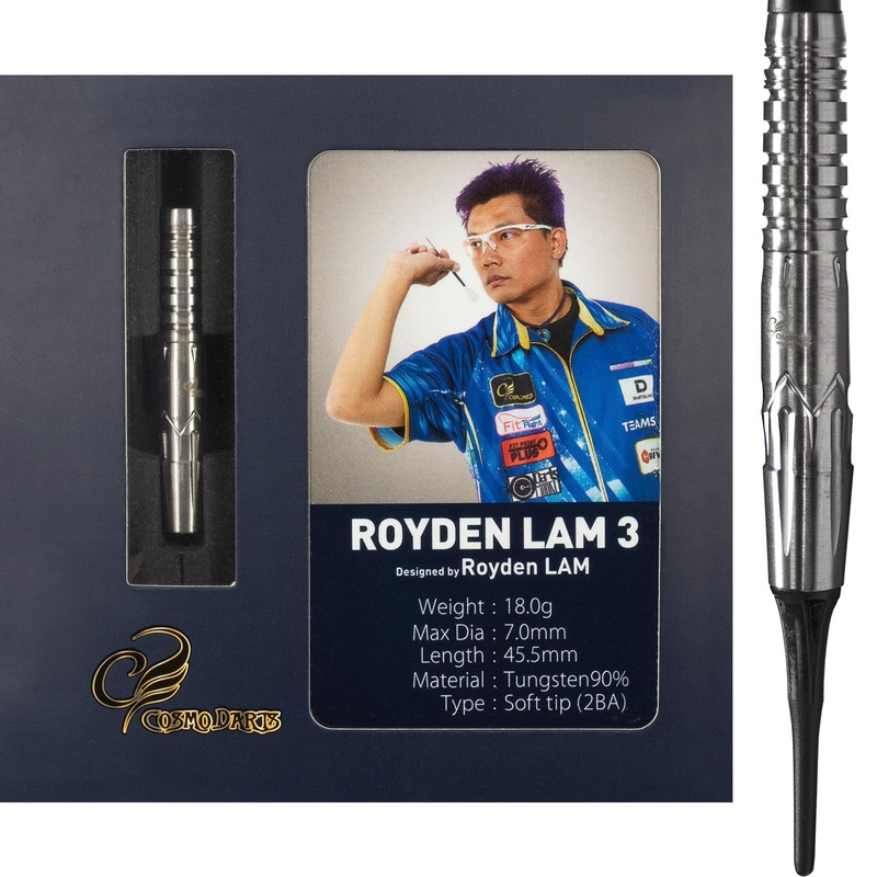 *Cosmo Pro Series Darts – Soft Tip – Royden Lam 3 20g