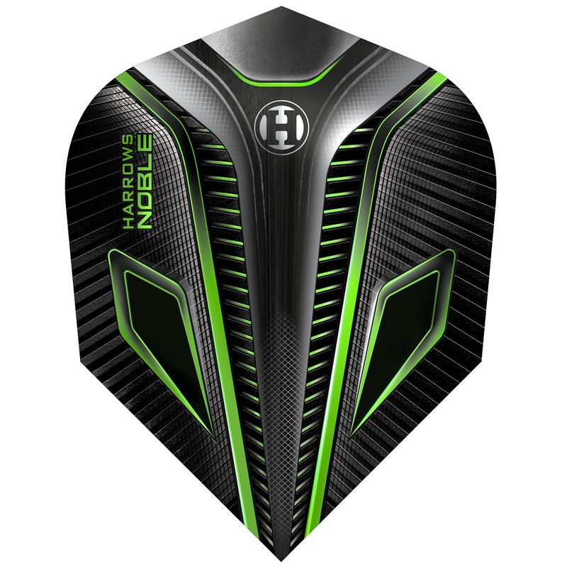 Harrows Noble Green Standard Dart Flights Green