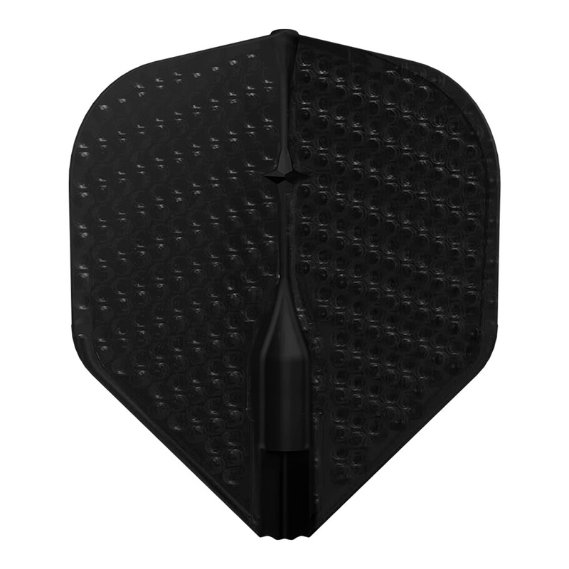 L-Style EZ Dimple Dart Flights – L1 / Standard Black
